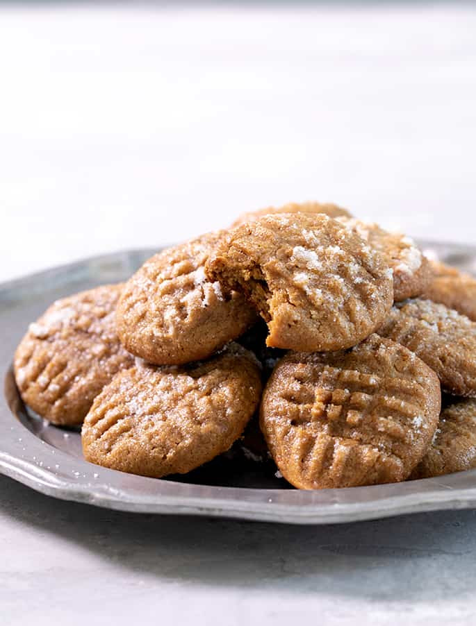 Flourless Peanut Butter Cookies
 Plain Flourless Peanut Butter Cookies