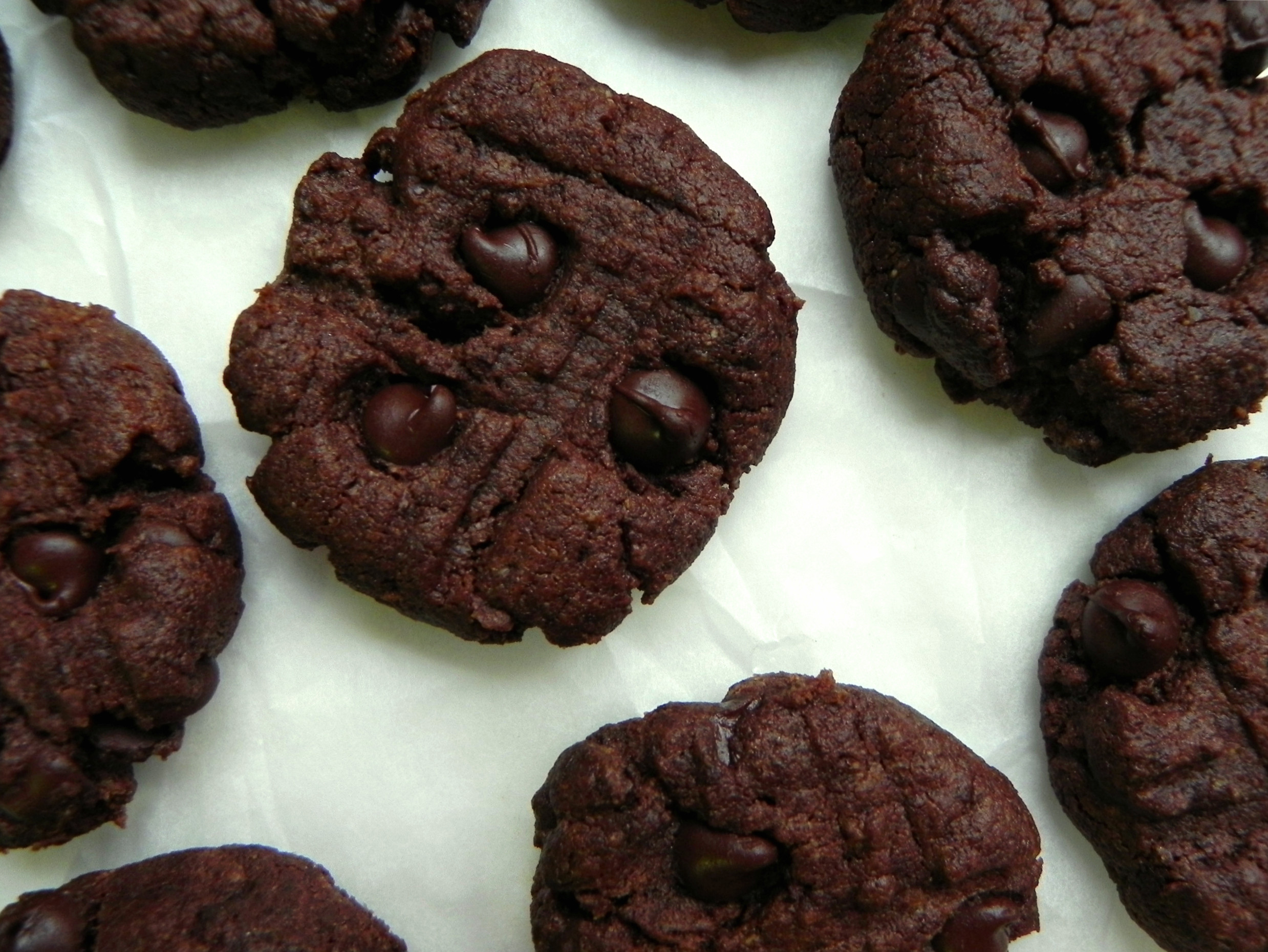 Flourless Peanut Butter Cookies
 Chocolate Flourless Peanut Butter Cookies