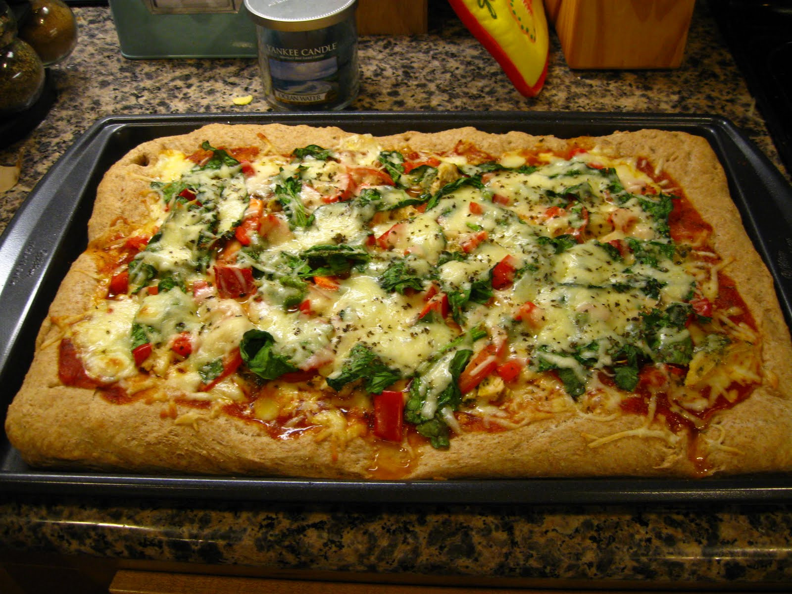 Food Network Pizza Dough
 Bradshaw Food Network Whole Wheat THICK Pizza Crust