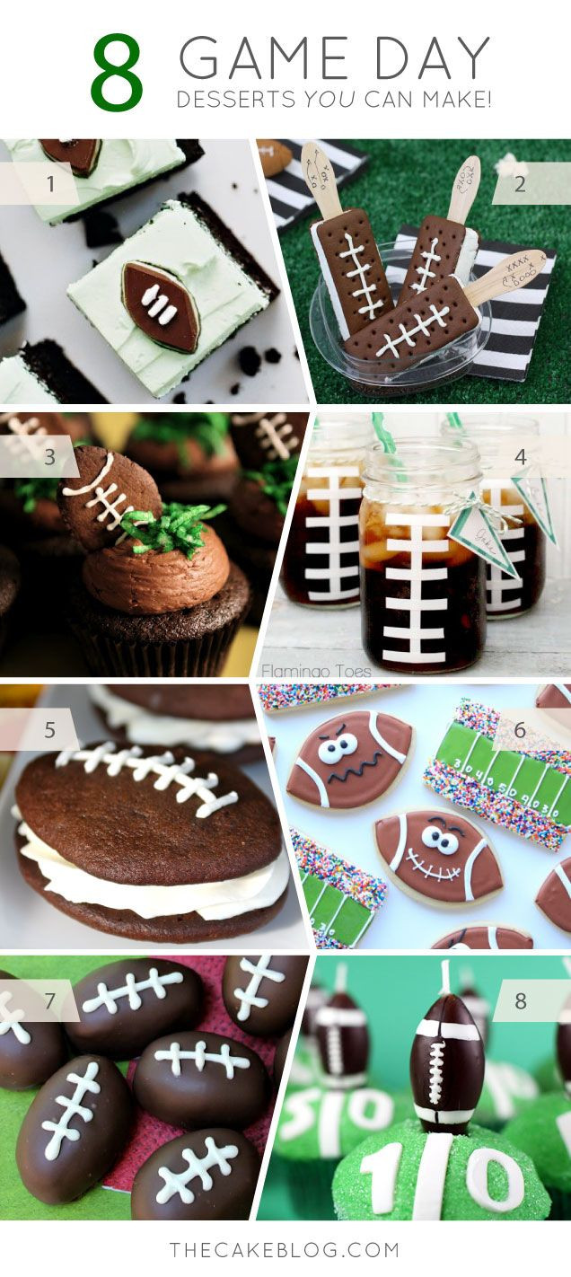 Football Party Desserts
 17 Best images about Sports soccer football baseball