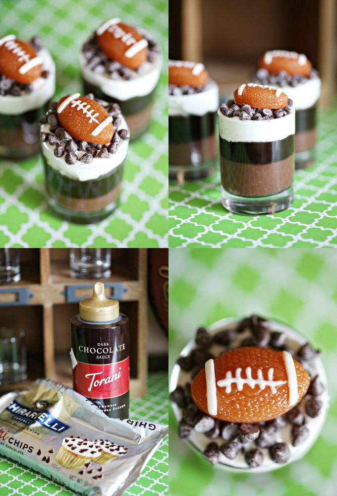 Football Party Desserts
 Party Game Day Football Baked Potato Bar See Vanessa Craft