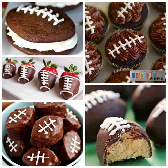 Football Party Desserts
 Seahawks and Super Bowl Food Ideas