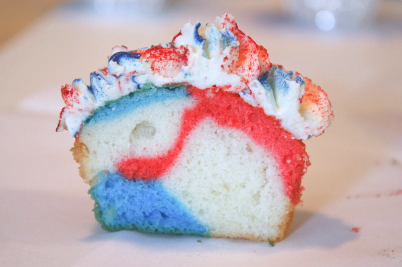 Fourth Of July Cupcakes
 Fourth of July cupcakes