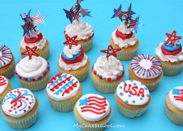 Fourth Of July Cupcakes
 Fourth of July Cupcakes