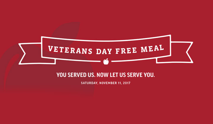 Free Dinners On Veterans Day
 Veterans Day Free Meals at Applebee s in Texas Invites