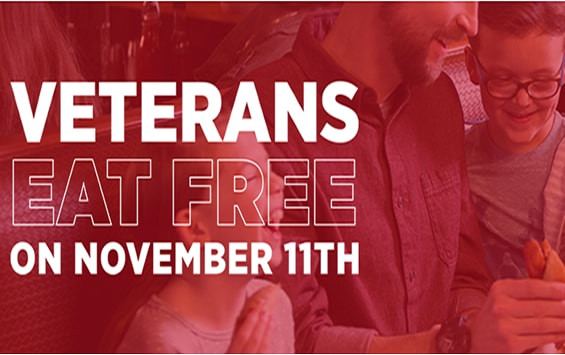 Free Dinners On Veterans Day
 Veterans Day Freebies 2018 Veterans Day 2018 Free Meals