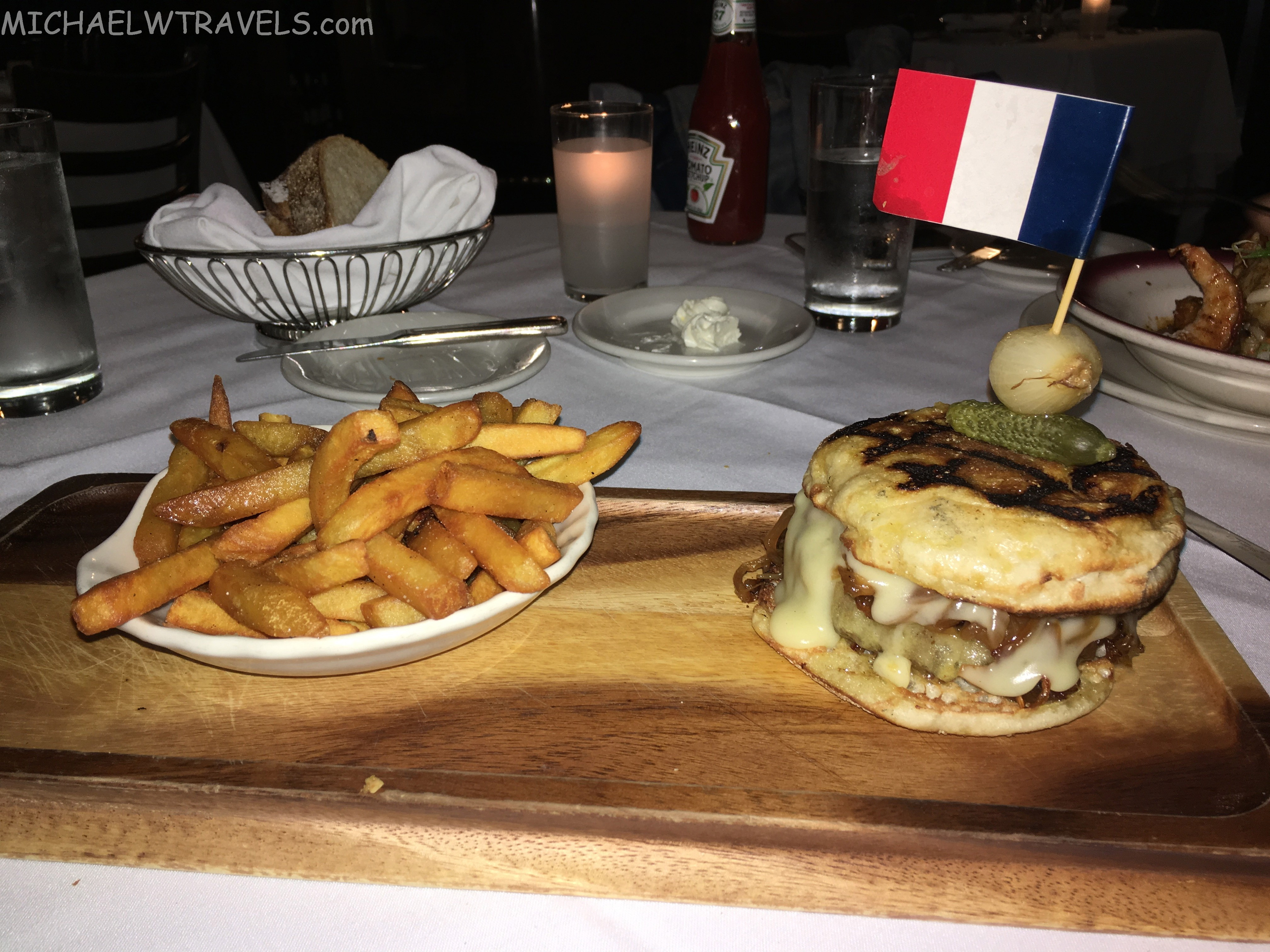 French Onion Soup Burger
 The Amazing French ion Soup Burger at Le Rivage NYC 1