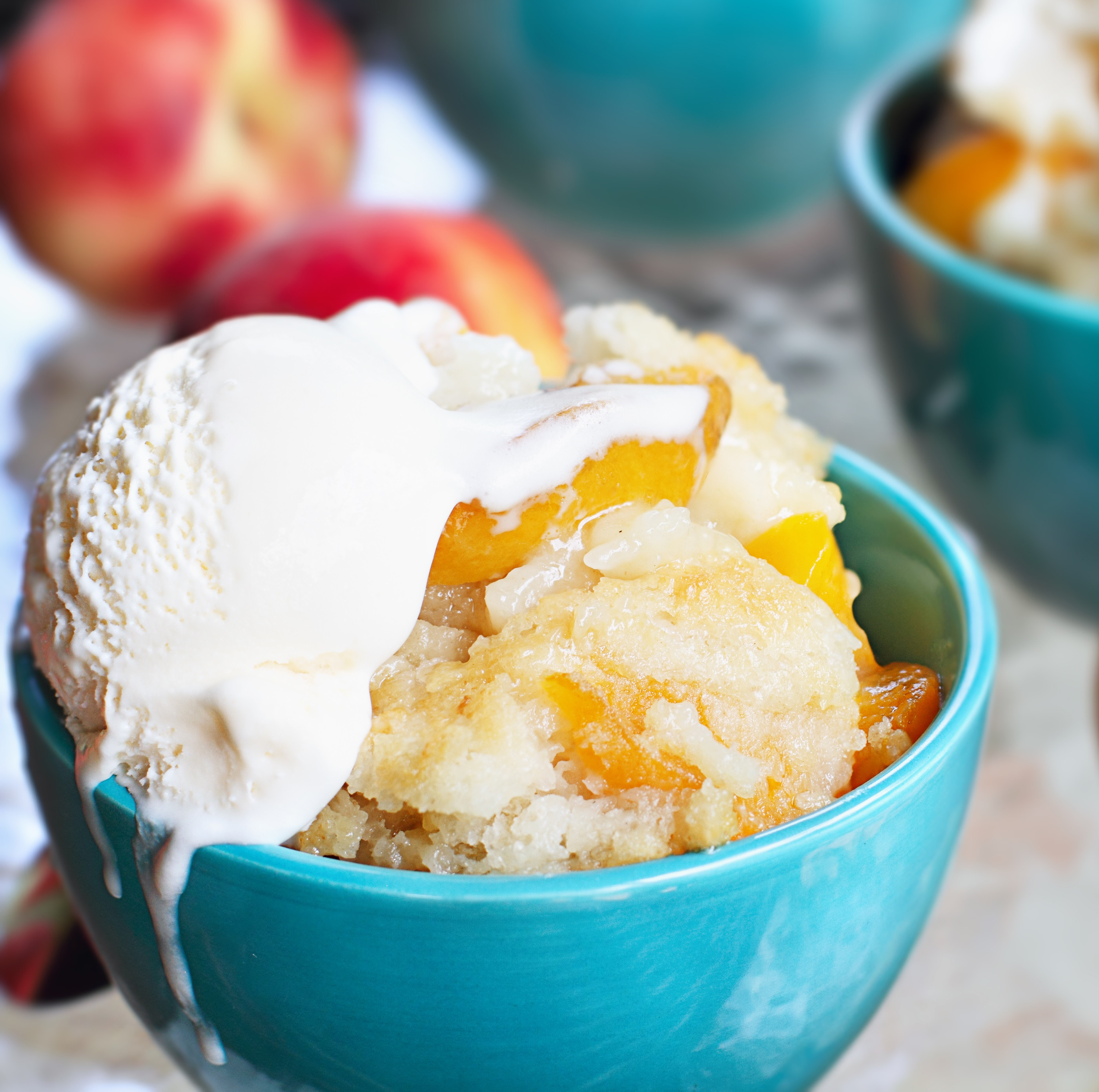 Fresh Peaches Dessert Recipes Fresh Peach Cobbler BigOven