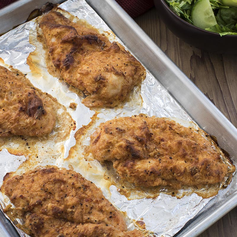 Fried Chicken Breast Recipe
 Boneless Oven Fried Chicken