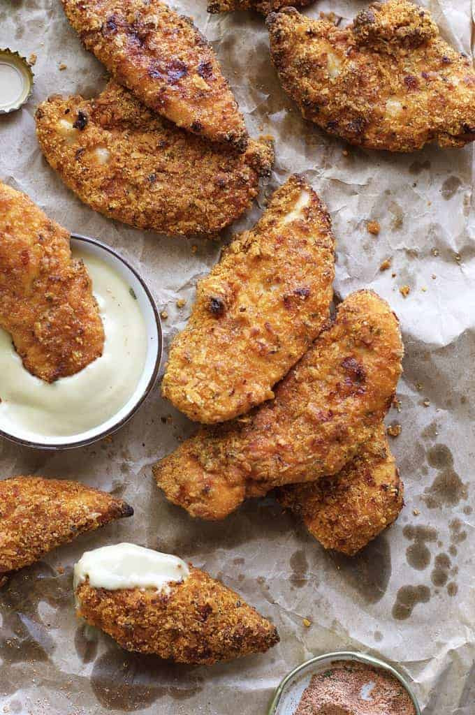 Fried Chicken Tender Recipes
 KFC Baked Oven Fried Chicken Tenders