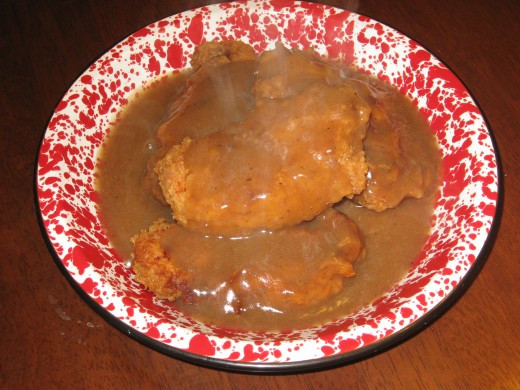 Fried Pork Chops And Gravy
 Southern Food Fried Pork Chops with Pan Gravy