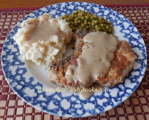 Fried Pork Chops And Gravy
 FRIED PORK CHOPS AND GRAVY The Southern Lady Cooks