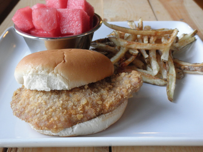 Fried Pork Tenderloin
 Food Pusher Fried Pork Tenderloin Sandwich