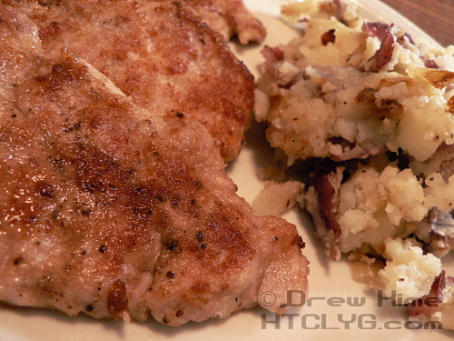 Fried Pork Tenderloin
 Pan Fried Pork Tenderloin Chops with Fried Smashed