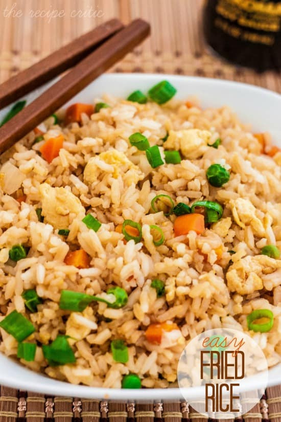 Fried Rice Ingredients
 Better than Takeout Ham Fried Rice