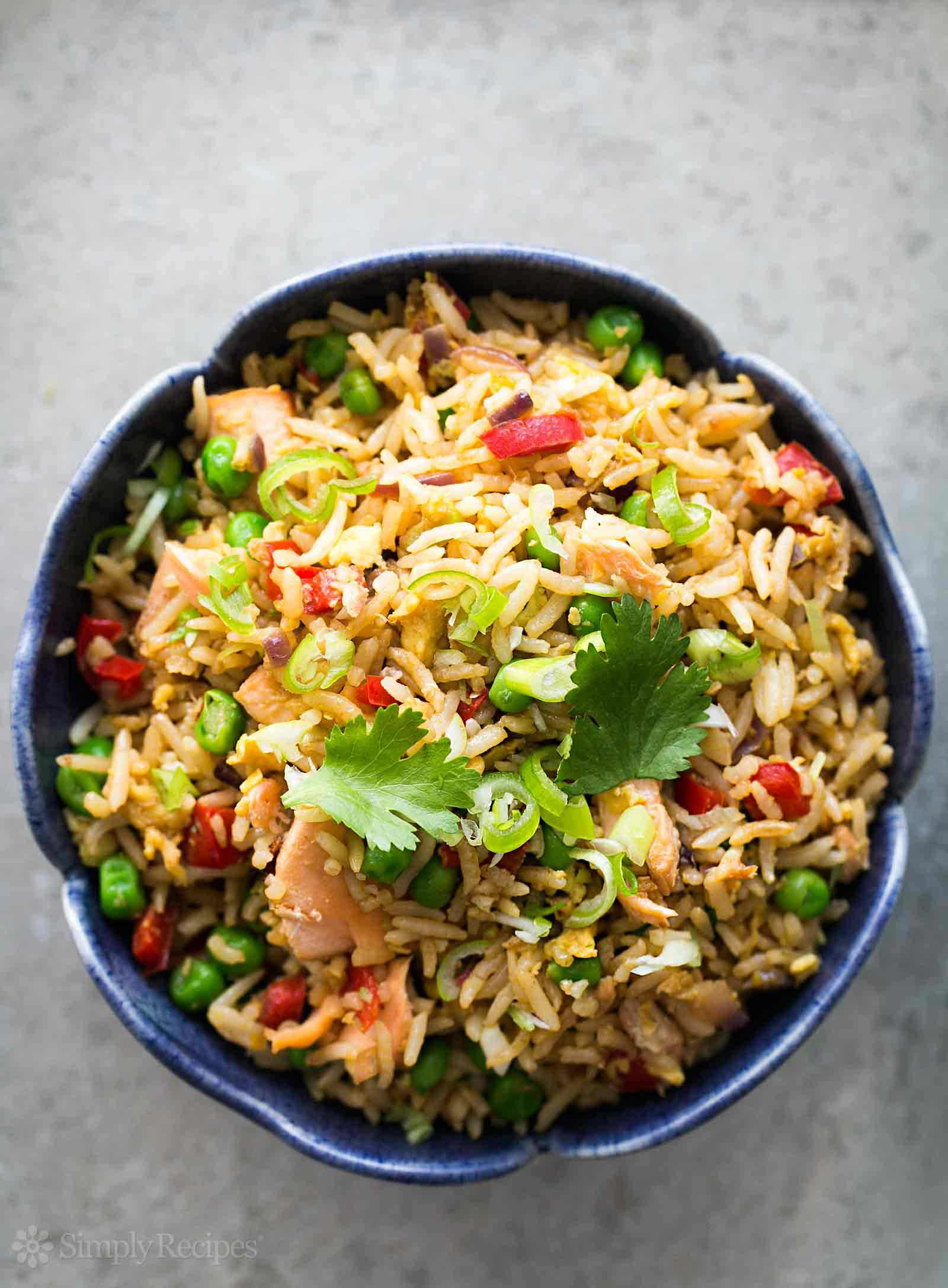 Fried Rice Recipie
 Salmon Fried Rice Recipe