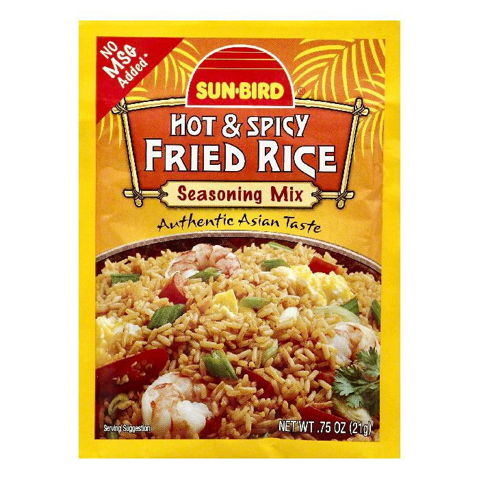 Fried Rice Seasoning
 Sun Bird Seasoning Mix Hot & Spicy Fried Rice