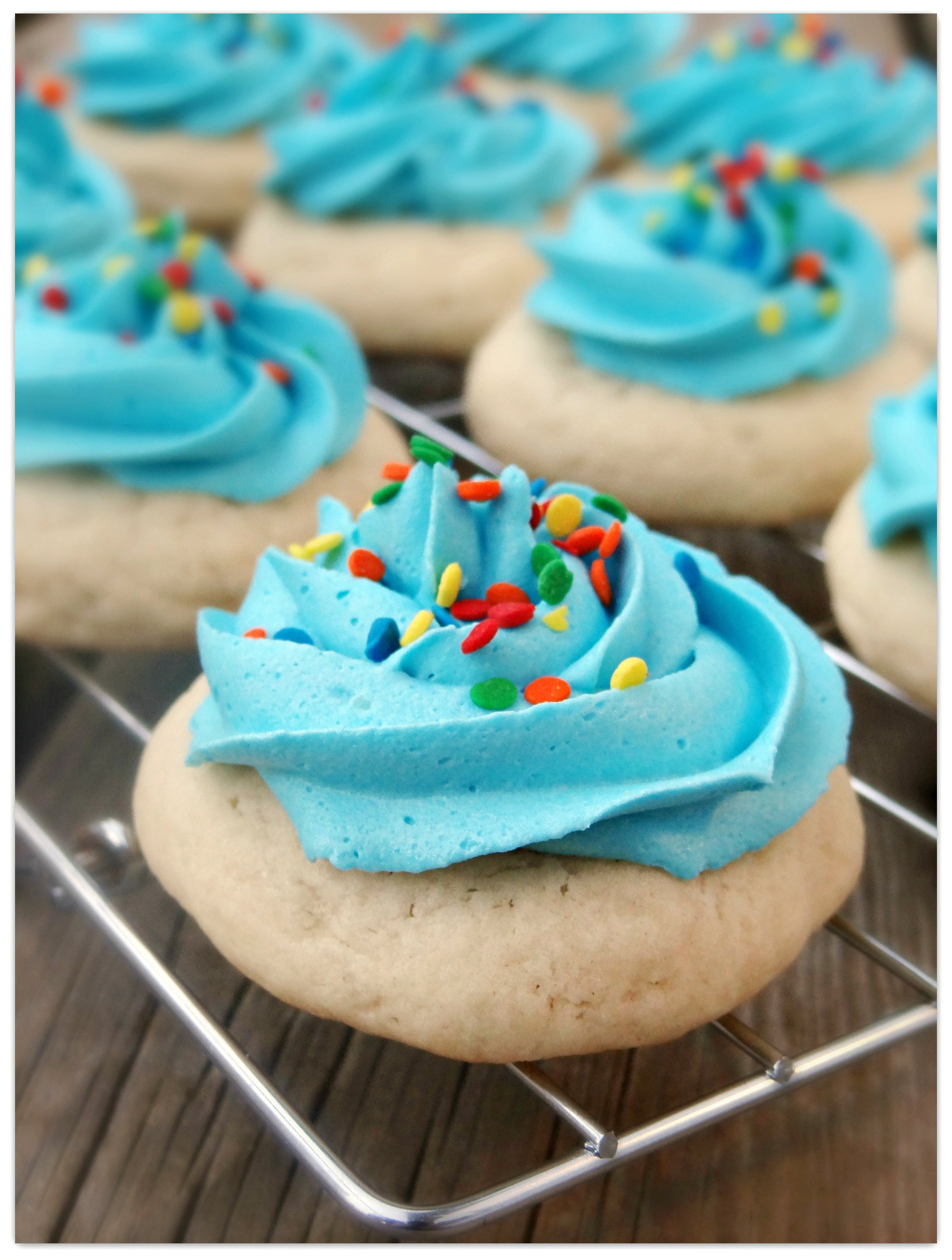 Frosted Sugar Cookies
 Soft Frosted Sugar Cookies