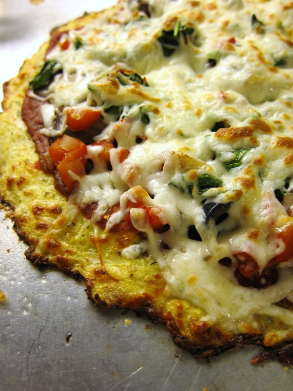 Frozen Cauliflower Pizza
 Gluten free Try this cancer fighting cauliflower pizza crust