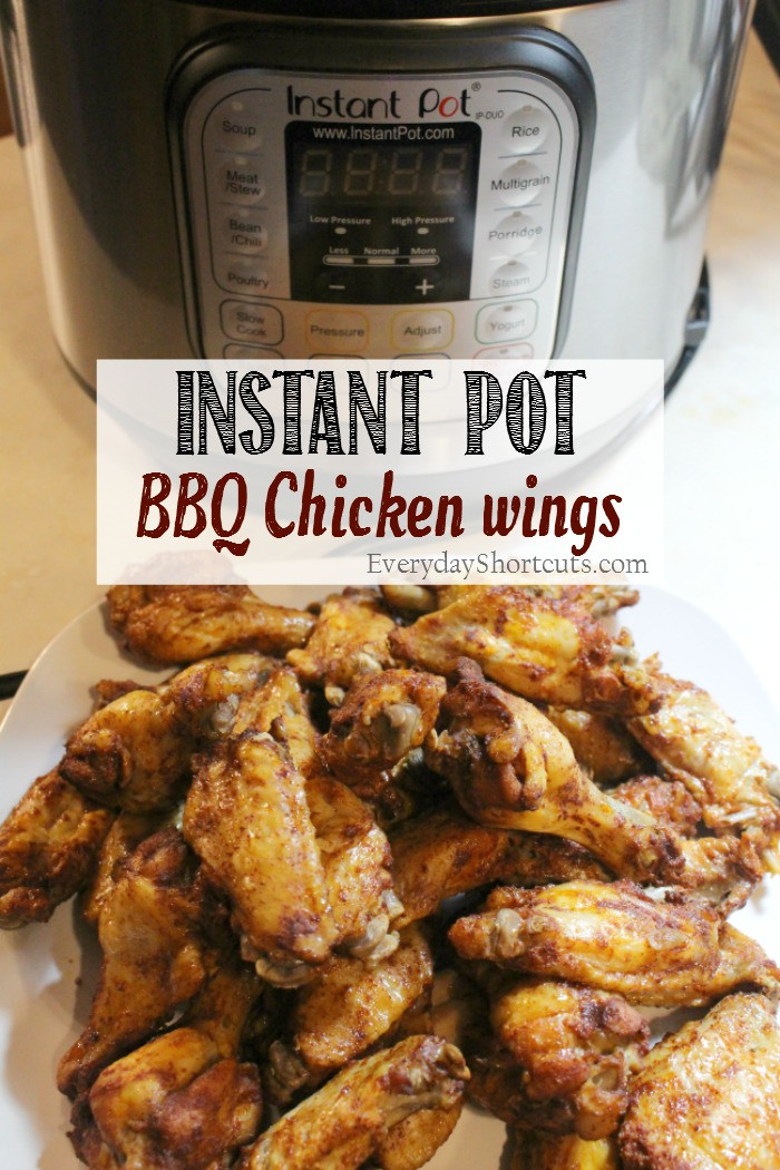 Frozen Chicken Wings Instant Pot
 Instant Pot BBQ Chicken Wings Everyday Shortcuts