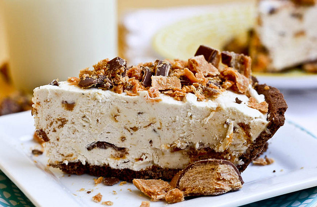 Frozen Peanut Butter Pie
 Frozen Peanut Butter Butterfinger Pie I d Rather Be At