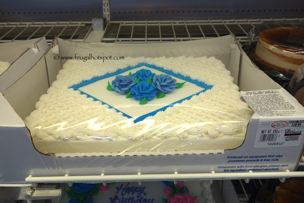 Full Sheet Cake Size
 Costco Sheet Cake $18 99