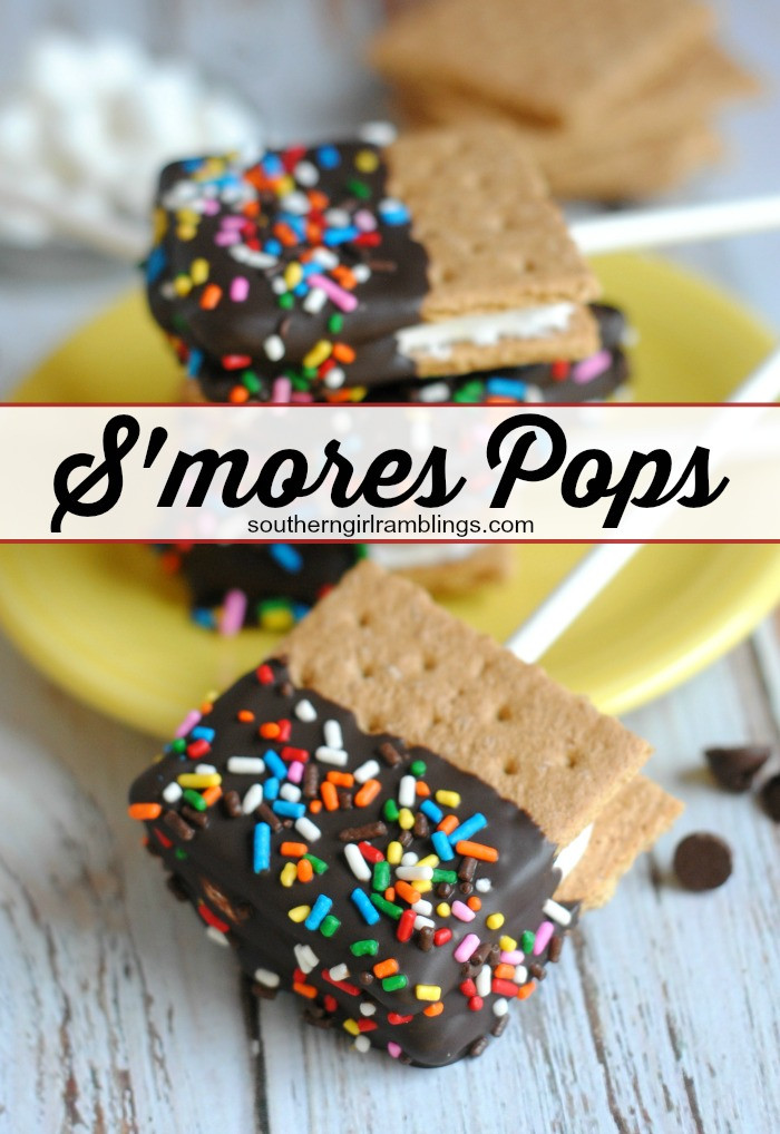 Fun Desserts To Make With Kids
 S more Marshmallow Pops Recipe Momerish