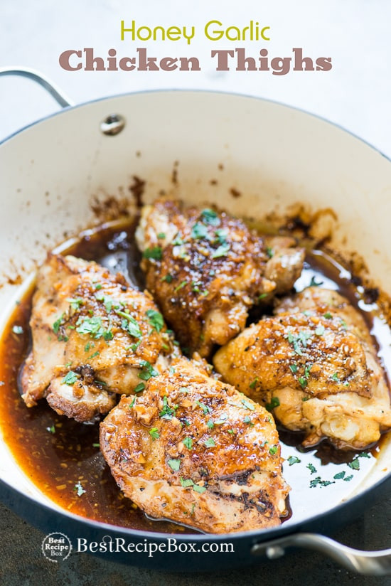 Garlic Chicken Thighs
 best honey garlic chicken recipe