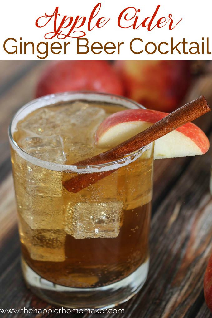 Ginger Beer Cocktails
 Apple Cider Ginger Beer Cocktail