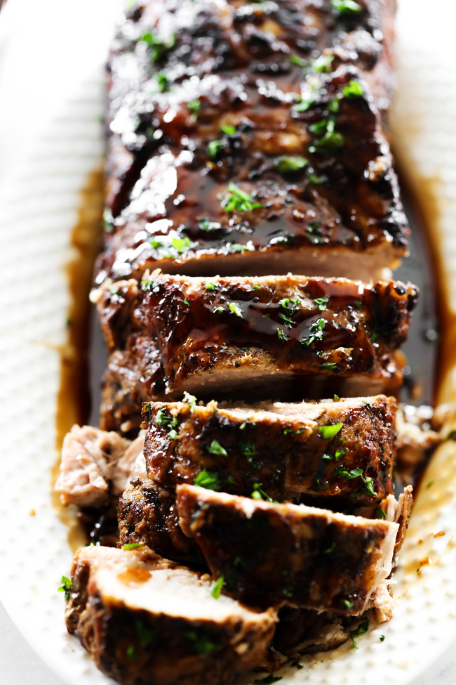 Glazed Pork Tenderloin
 glazed pork loin