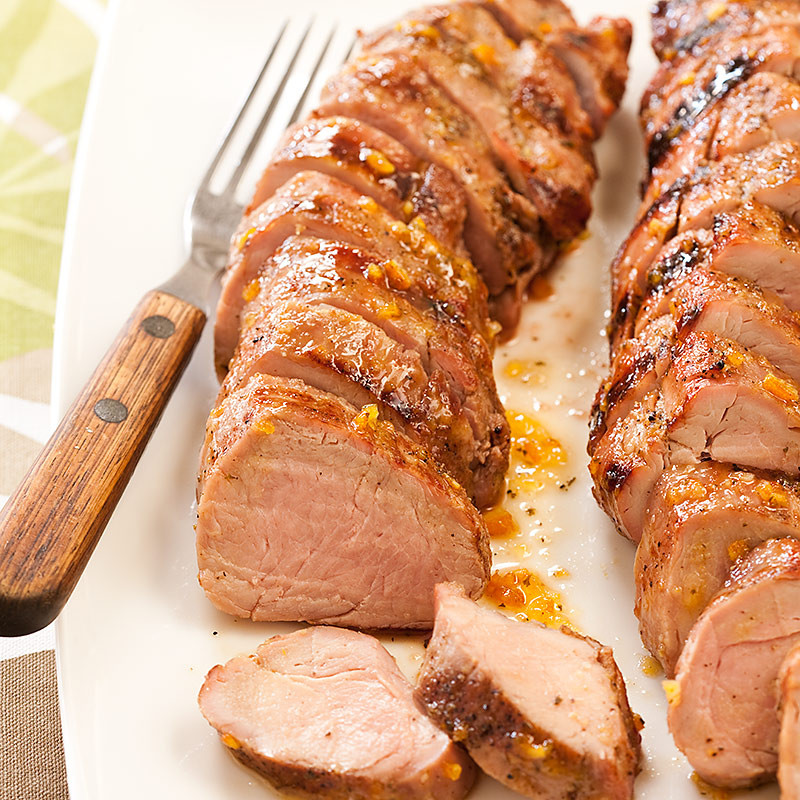 Glazed Pork Tenderloin
 Orange Glazed Grilled Pork Tenderloin