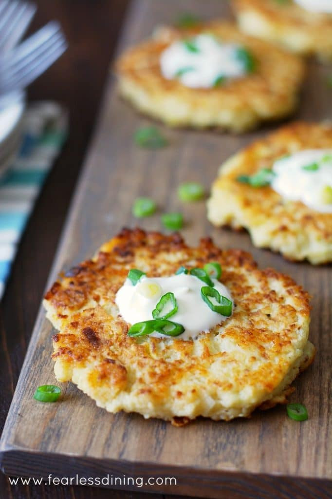 Gluten Free Appetizers
 Crispy Gluten Free Cauliflower Pancakes Fearless Dining