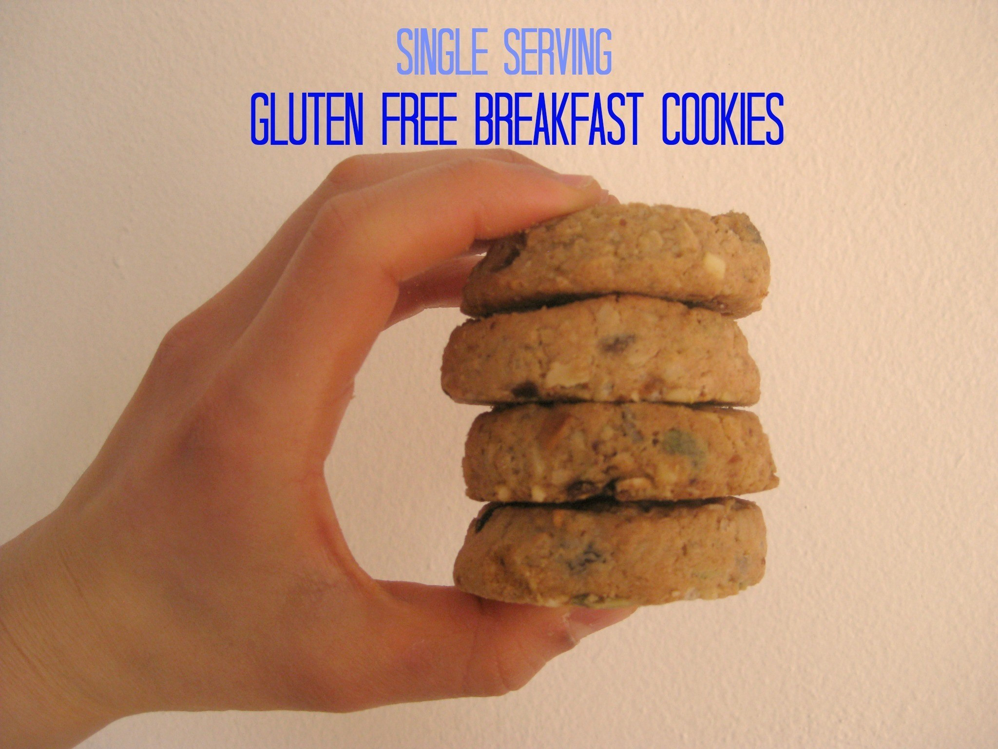 Gluten Free Breakfast Cookies
 Gluten Free Breakfast Cookies single serving