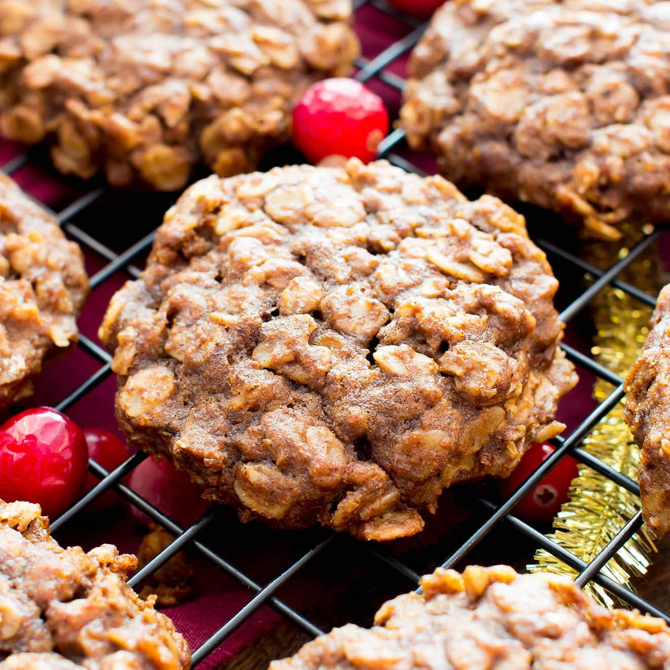 Gluten Free Breakfast Cookies
 Gluten Free Gingerbread Oatmeal Breakfast Cookies Vegan