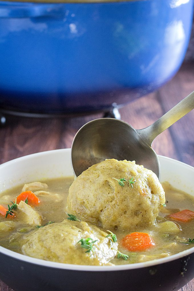 Gluten Free Chicken And Dumplings
 Gluten Free Chicken & Dumplings Dishing Delish