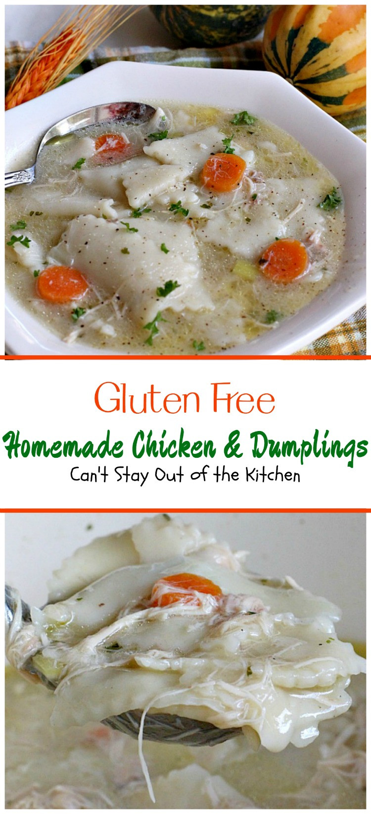 Gluten Free Chicken And Dumplings
 Gluten Free Homemade Chicken and Dumplings Can t Stay