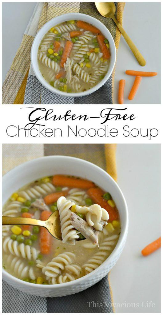 Gluten Free Chicken Noodle Soup
 Gluten Free Chicken Noodle Soup Homemade and Delicious