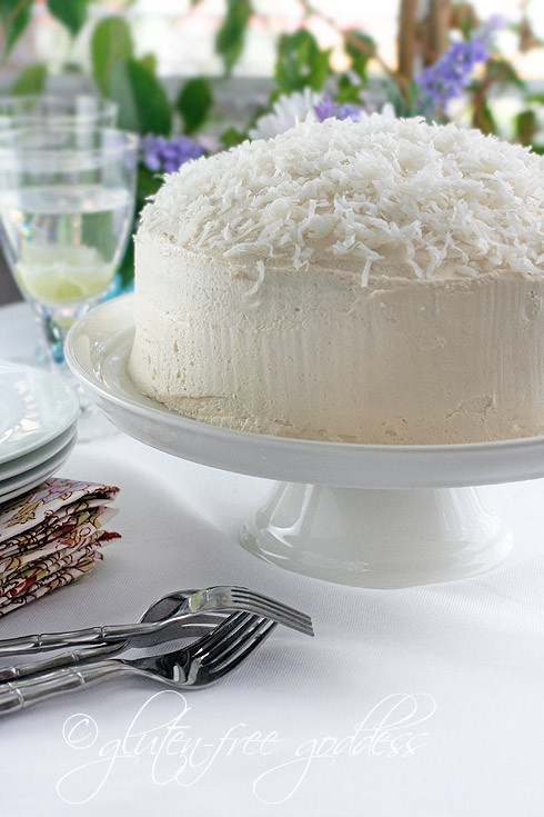 Gluten Free Coconut Cake
 Gluten Free Goddess Recipes Gluten Free Coconut Layer Cake