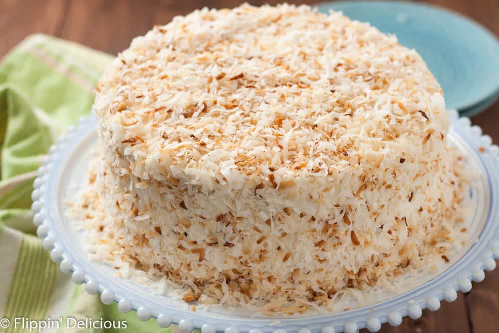 Gluten Free Coconut Cake
 Dairy Free Gluten Free Coconut Layer Cake