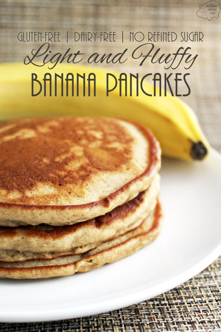 Gluten Free Dairy Free Pancakes
 Light and Fluffy Banana Pancakes Gluten Free My