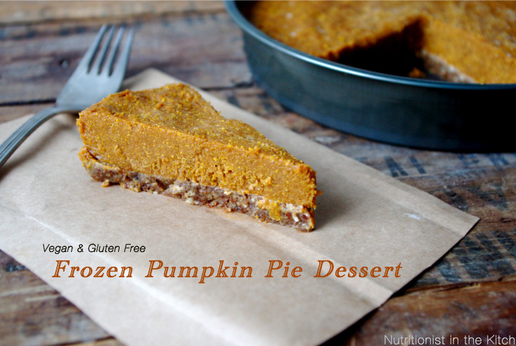 Gluten Free Pumpkin Desserts
 Frozen Pumpkin Pie Dessert Vegan & Gluten Free