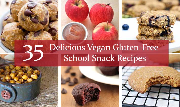 Gluten Free Snack Recipes
 35 Delicious Vegan Gluten Free School Snack Recipes