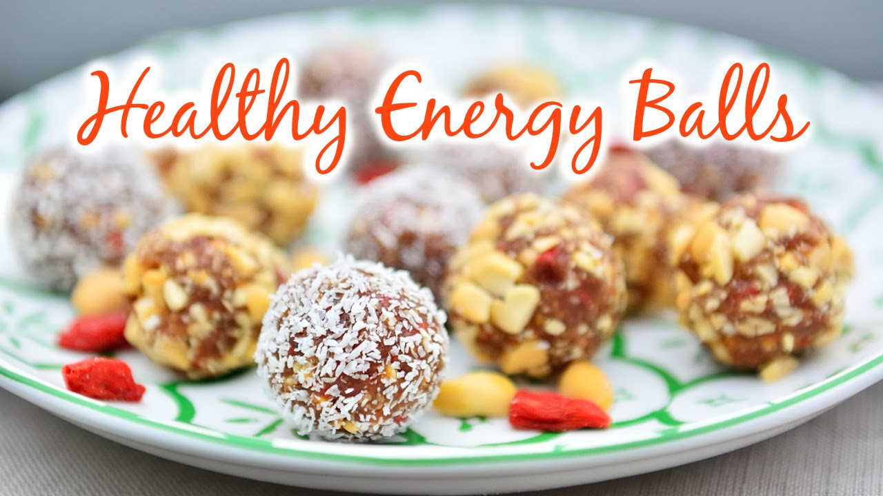 Gluten Free Snack Recipes
 Energy Balls ♡ Easy 5 Ingre nt Healthy Vegan Sugar