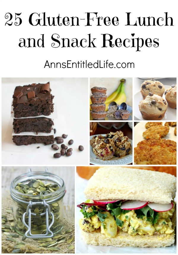 Gluten Free Snack Recipes
 25 Gluten Free Lunch and Snack Recipes