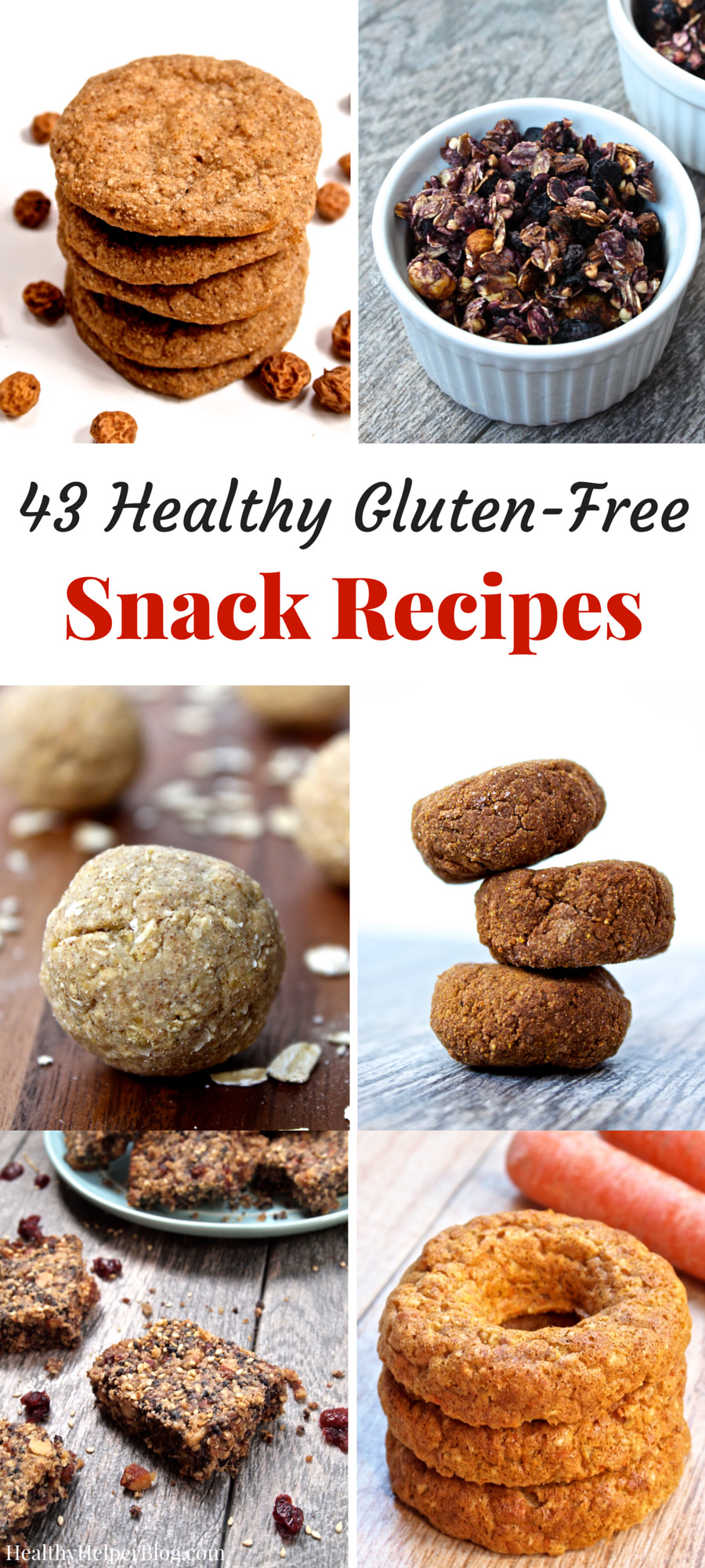Gluten Free Snack Recipes
 43 Healthy Gluten Free Snack Recipes • Healthy Helper