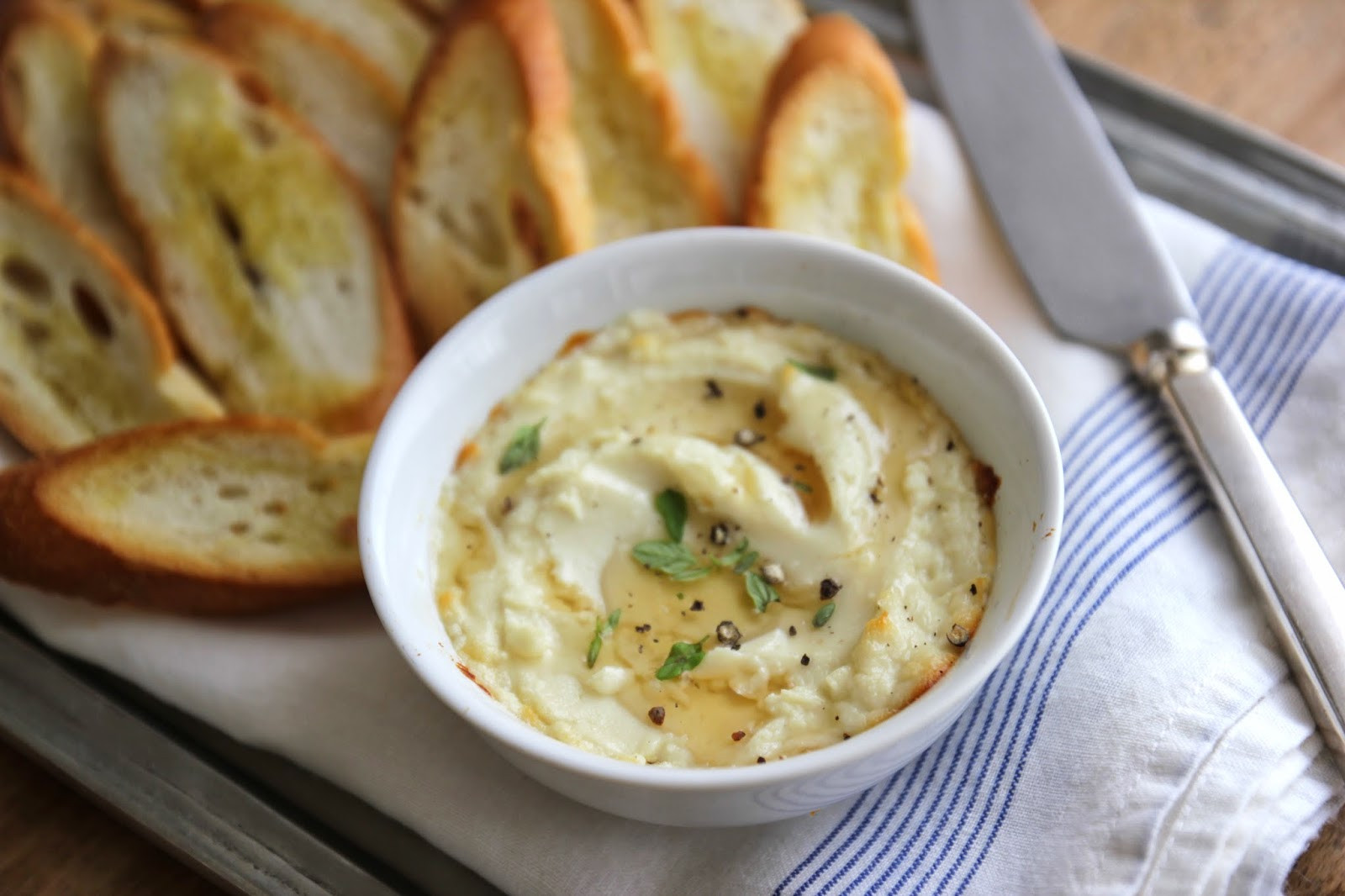 Goat Cheese Appetizers
 Jenny Steffens Hobick Baked Goat Cheese Drizzled with