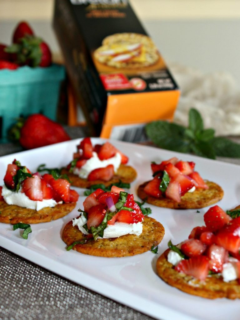 Goat Cheese Appetizers
 Strawberry and Goat Cheese Appetizers Simple And Savory