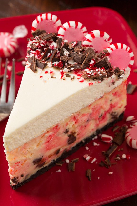 Good Christmas Desserts
 Peppermint Bark Cheesecake Cooking Classy