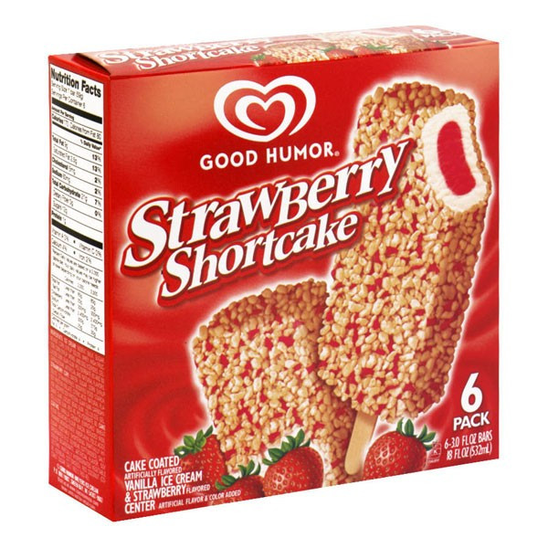 Good Humor Strawberry Shortcake
 Good Humor Ice Cream Bars Strawberry Shortcake 6 ct