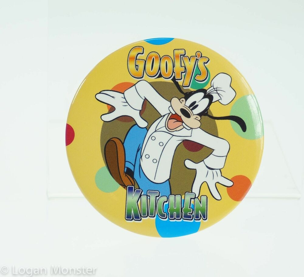 Goofy'S Kitchen Dinner
 Disneyland Hotel Goofy s Kitchen Button Badge